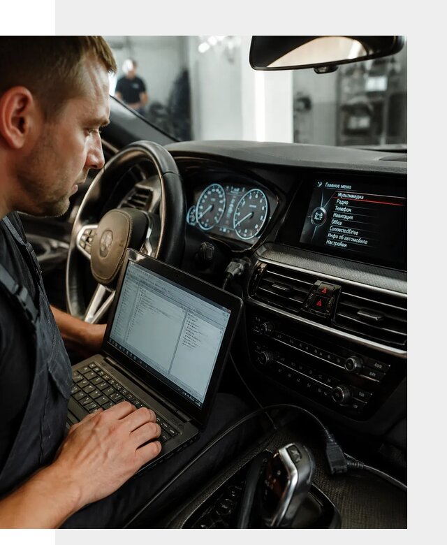 Русификация приборной панели BMW для авто в Мурманске от компании