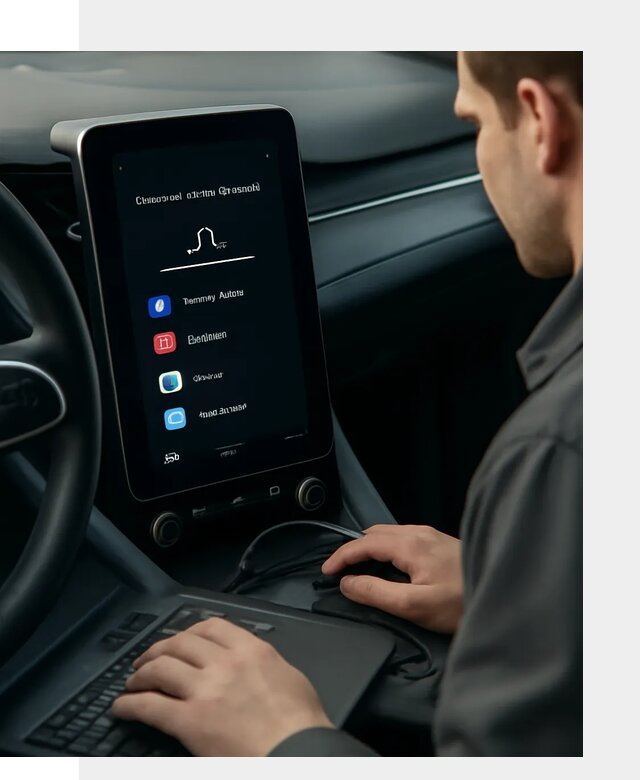 Установка приложений Lynk Co на автомобиль в Мурманске